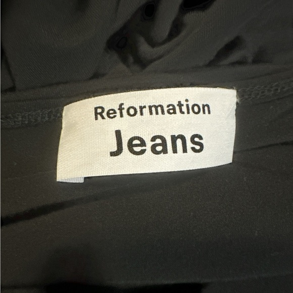 Reformation Black Sleeveless Scoop Neck Midi Sundress - Picture 9 of 10